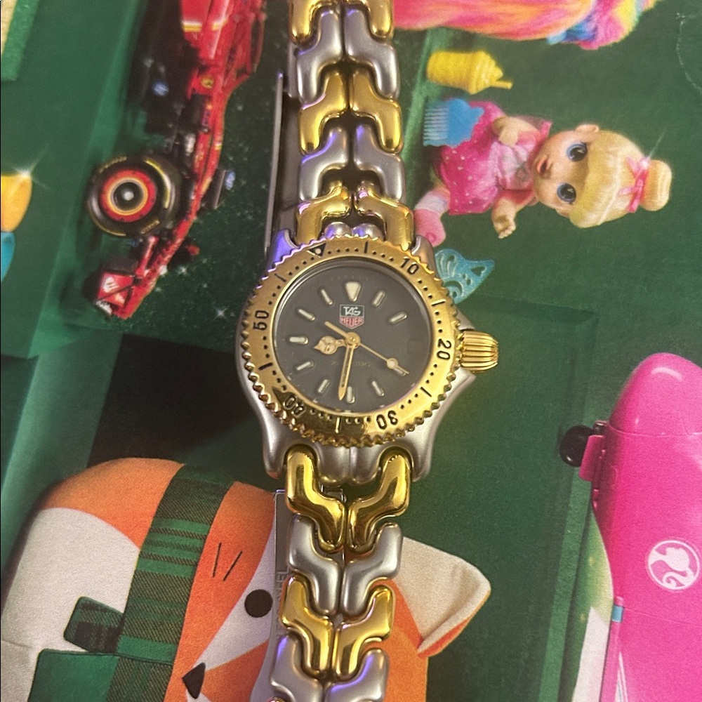 Tag Heuer Two-Tone Gold and Silver Authentic Vintage watch
